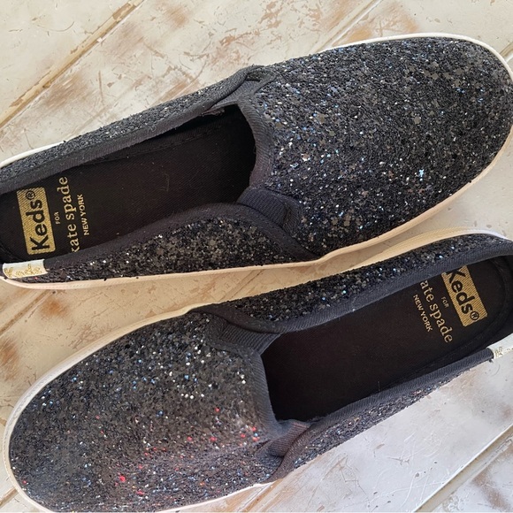 Keds × Kate Spade NY Double Decker Glitter Mules - Picture 1 of 9